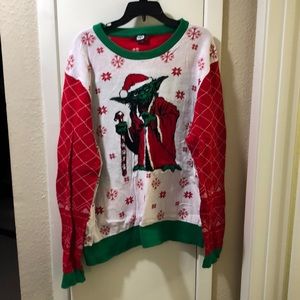 Plus size Star Wars Yoda Ugly Christmas Sweater